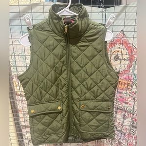 womens (River & Rose) puffy vest size S green